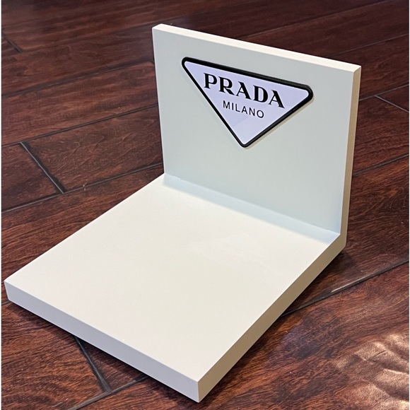 PRADA “L-Shaped” Counter Display Magnetic Logo-BRAND NEW-Retail Branded Display - Picture 11 of 16